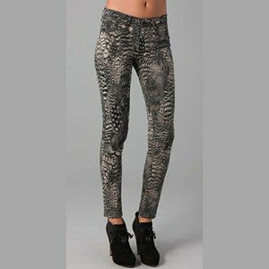 Rag & Bone Feather Printed Legging Skinny Jeans